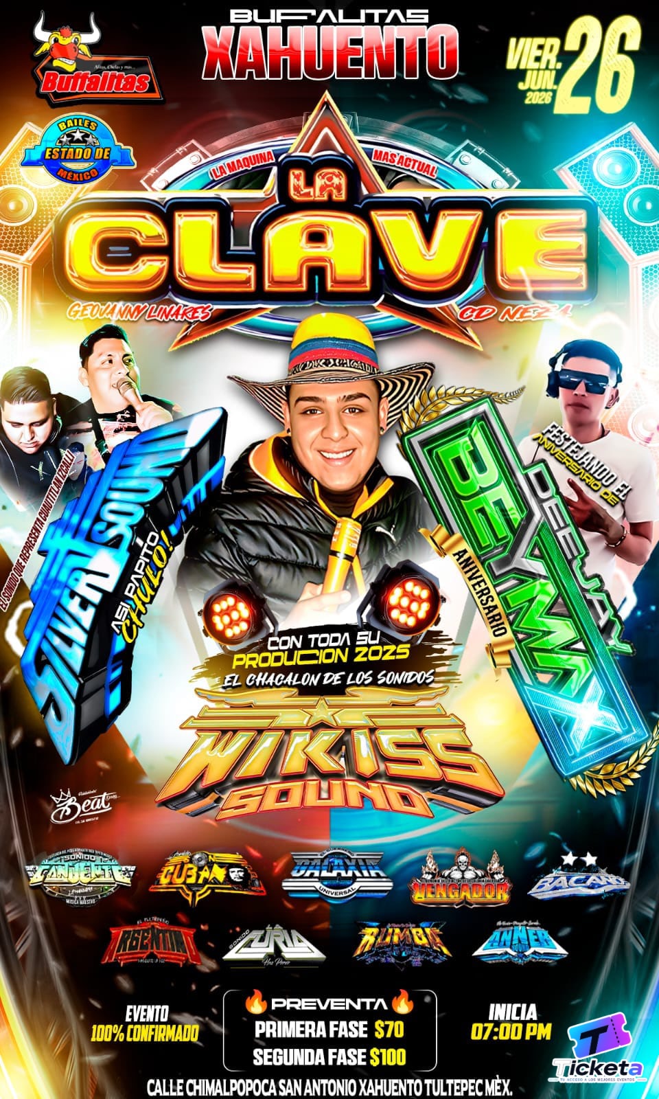 LA CLAVE BUFFALITAS XAHUENTO